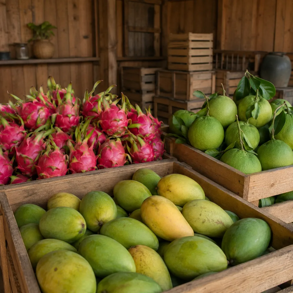 Khu sơ chế và cân hàng